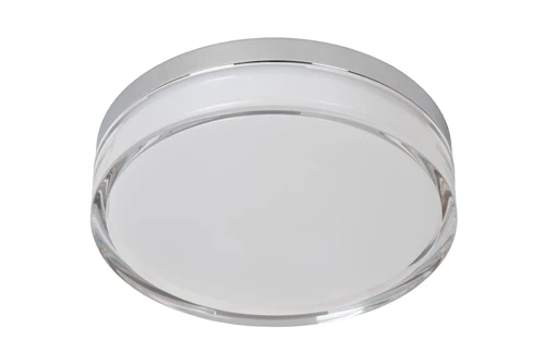 Lucide PLANO - Plafonnier Salle de bains - Ø 23 cm - LED Dim. - CCT - 1x11W 2700K/4000K - IP44 - Opalin - éteint